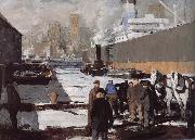 George Wesley Bellows Docker oil painting artist